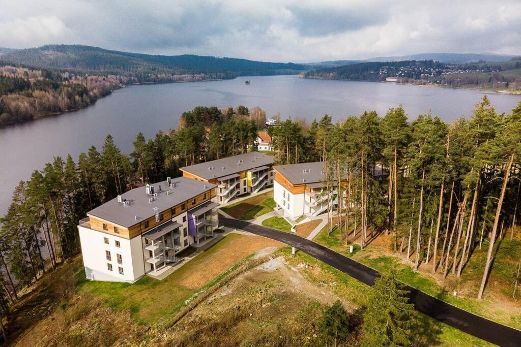 Lipnoport Lakeside Apartment Lipno nad Vltavou Kültér fotó